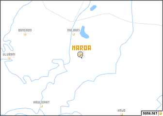 map of Maroa