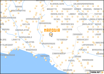 map of Marodia