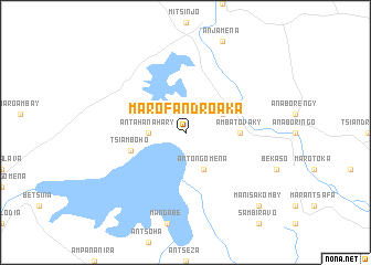 map of Marofandroaka