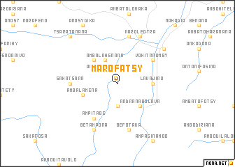 map of Marofatsy