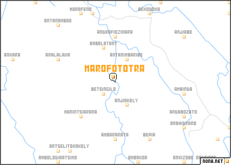 map of Marofototra