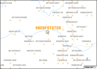 map of Marofototro