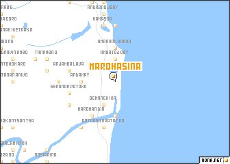 map of Marohasina
