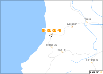 map of Marokopa