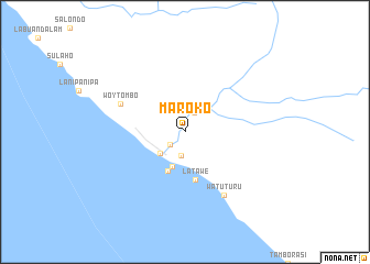 map of Maroko