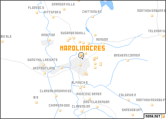 map of Marolin Acres