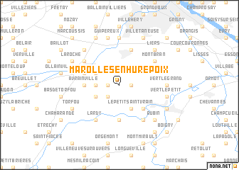 map of Marolles-en-Hurepoix