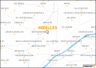 map of Marolles