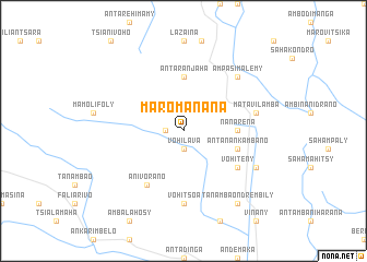 map of Maromanana