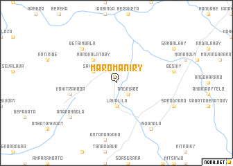 map of Maromaniry