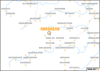 map of Maromena