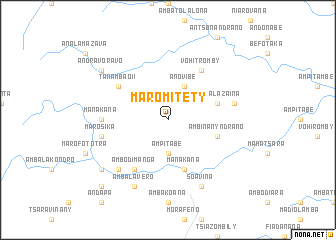 map of Maromitety