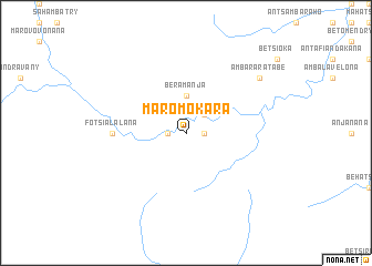 map of Maromokara