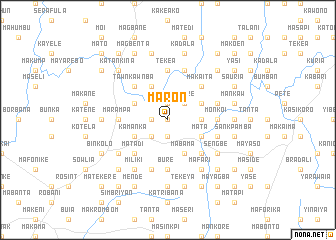 map of Maron