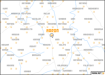 map of Maron