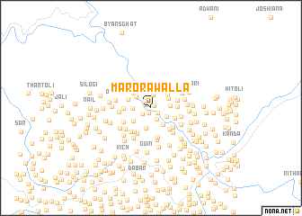 map of Marora Walla