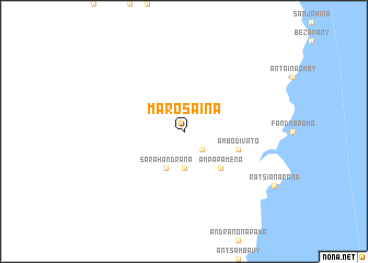 map of Marosaina