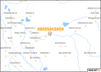 map of Marosakoana