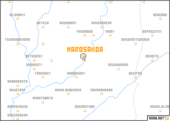 map of Marosakoa