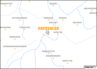 map of Marosakoa