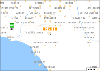 map of Marota