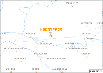 map of Maroteras