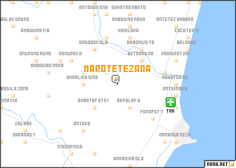 map of Marotetezana