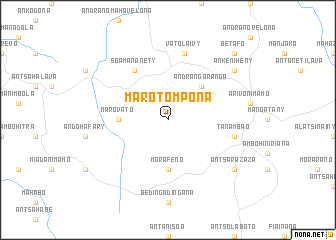 map of Marotompona