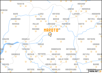 map of Maroto