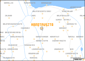 map of Marótpuszta