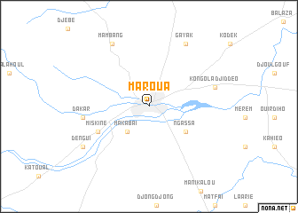 map of Maroua