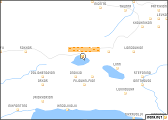 map of Maroúdha