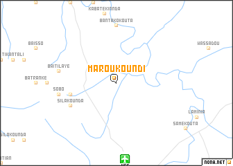 map of Maroukoundi