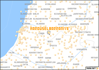 map of Maroûs el Barranîyé