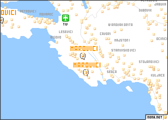 map of Marovići