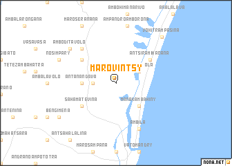 map of Marovintsy