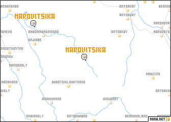 map of Marovitsika