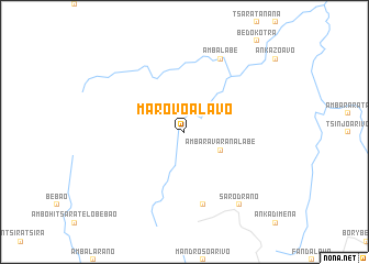 map of Marovoalavo