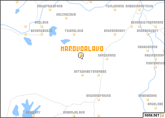 map of Marovoalavo