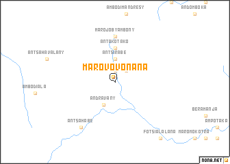 map of Marovovonana