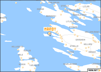 map of Marøy