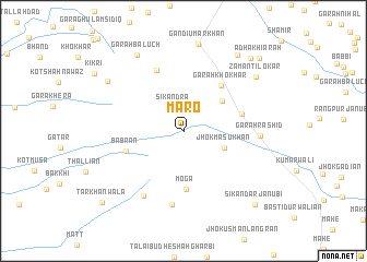 map of Māro