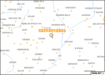 map of Marpārkābād