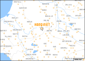 map of Marqinet