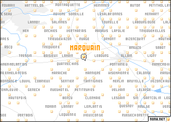 map of Marquain