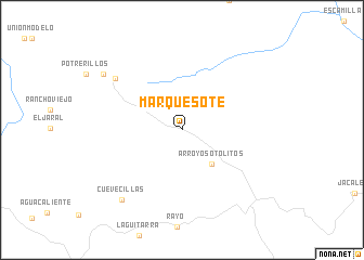 map of Marquesote