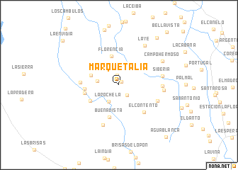 map of Marquetalia