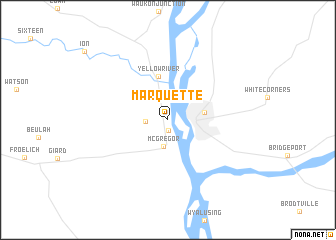 map of Marquette