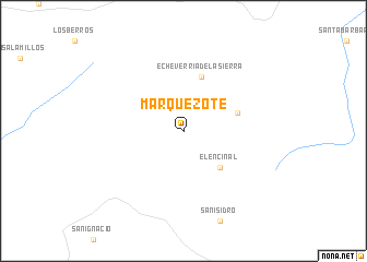 map of Marquezote