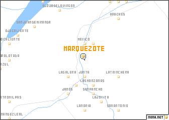 map of Marquezote